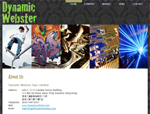 Tablet Screenshot of dynamicwebster.com